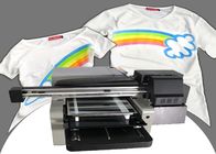 Tissu à plat UV multicolore de fibre de Digital de vêtement de T-shirt de machine impression d'USB3.0 Cmykw utilisant