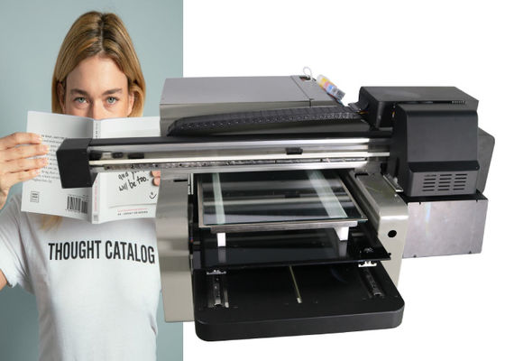 3D CMYKW 5 colore l'imprimante à plat multifonctionnelle UV Machine Automatic d'USB DTG A3